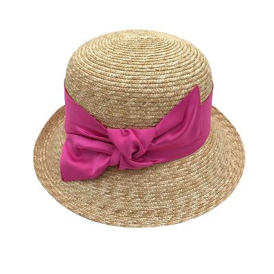 China Eco-friendly Moroccan Elegant Women Ladies Ladies Summer Fancy Wide Brim Straw Hats For Church for sale