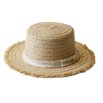 China Eco - Friendly Men s Straw Sun Player Bucket Hat Eco - Friendly Vintage Small Brim Brimmed Hats for sale