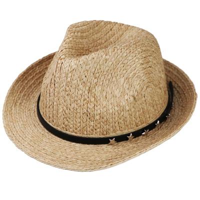 China Eco-Friendly Spring 2 Tone Sun Rain Shade Color Man Waterproof Women Shade Fedora Hats Inside Bandage Hat With Belt Buckle for sale