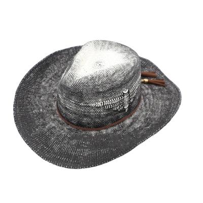 China Men's Cowboy Hats Sun Visor Eco-Friendly Straw Denim Bucket Children Ethical Hats Manufacturer for sale