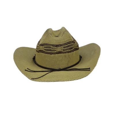 China Eco-Friendly Hemlock Man Australian Men's Women's Women's Tough Straw Hats Summer Beach Cowboy Hat for sale