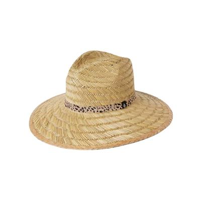 China America Wide Brim Baby Beach Sombrero Child Surf Lifeguard Eco-Friendly Casual Infant Sunproof Kids Wide Brim Straw Hat for sale