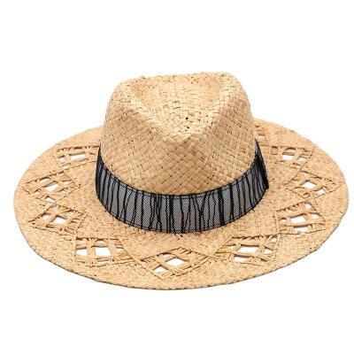 China Eco-Friendly Breathable Cap Customized Packable Straw Hats Summer Mesh Packable Cap For Men for sale