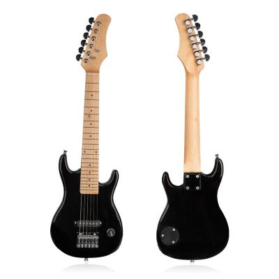 China Factory Exquisite Stock Wholesale Children's Practice Piano 30 Inch Bass Guitar St Style Electric Guitar for sale