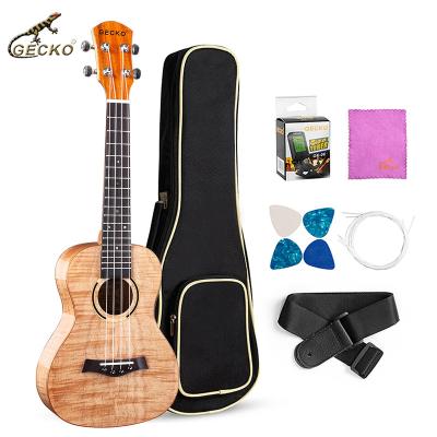 China Exquisite Cheap Price Custom 23 Inch Concert Okoume Wood Ukulele for sale