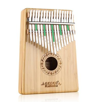 China Exquisite Wholesale Wooden Bamboo 17 Main Kalimba Musical Toy Box Musical Instrument Nan Purchasing for sale