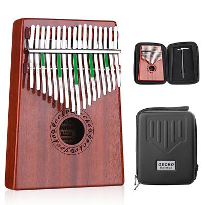 China Wholesale 17 Inch Kalimba Master Piano Durable Kalimba Sanza From Gecko Factory Supply for sale