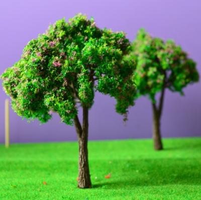 China hot sale 40mm architecture scale model colorful trees for train layout for sale