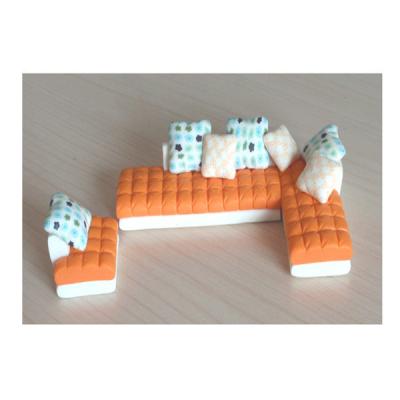 China 2014 new Soft Pottery Sofa,Miniature Ceramic Sofa Furniture Model for indoor layout for sale