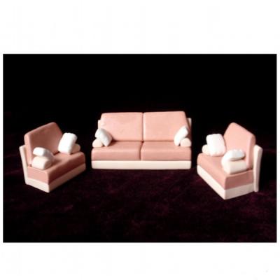 China high quality Soft Pottery Sofa,Mini Ceramic Sofa Furniture Model for architectue model for sale