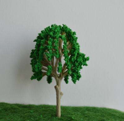 China 80mm scale model Railroad Layout Miniature Model Trees New Model Scenery Tree for Train for sale