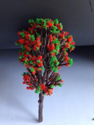 China 50mm design model architecture scale model coloful trees ho scale model train for sale