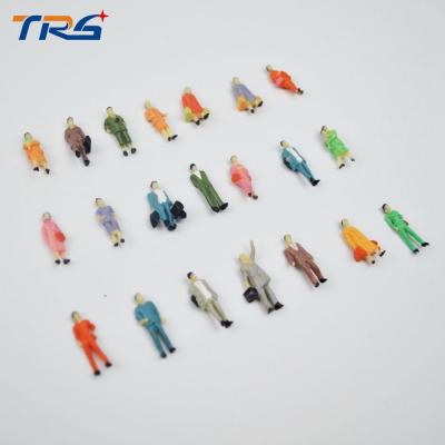 China 1:87 ABS plastic scale model figures 2.2cm for model building material or toys for sale