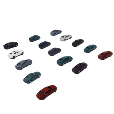 China 1:200 Scale ABS plastic painted Model Car Toys Car Miniatures for model bilding or toy for sale