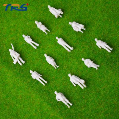 China model white figure in 1:100 ABS plastic model white figures for Architecture for sale