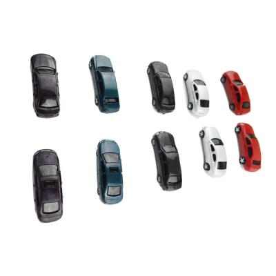 China 1:75 Scale Model Painted Car ABS Plastic Mini Car 6.3x2.1x1.8cm for model railway layout or toy for sale