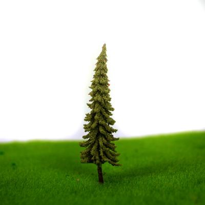 China 3cm-6cm  Miniature Scale Model Trees Green Avenue Planting Wire Pine Tree   landscap for sale