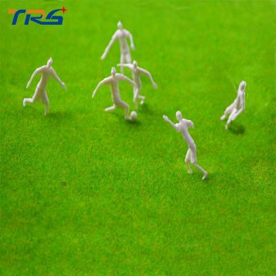 China 1:50 new model white building sport figures 36mm architecture model kits palying football for sale