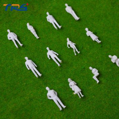 China 1;50  scale model ABS plastic white people 3.5cm for architecture material for sale