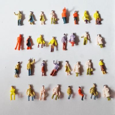 China 1:150 ABS plastic scale model painted figures for model building material or toys for sale