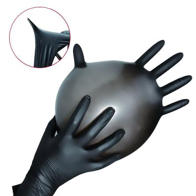 China Factory Direct Black Household Nitrile Cleaning Gloves Inspection Good Elasticity, Easy To Wear, Acid And Alkali Resistance for sale