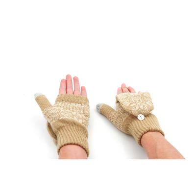 China Fabric Gloves Manufacturer Price Waterproof Warm Winter Knitted Gloves for sale