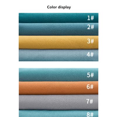 China High blackout small cotton shading double-sided cotton and curtain fabric hotel home improvement project linen living room for sale