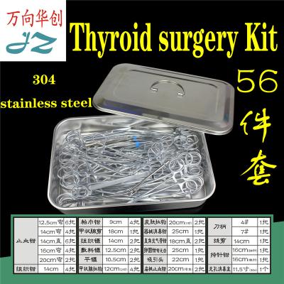 China JZ Jinzhong Medical Surgical Incision Thyroid Ear Nose Throat Surgical Instruments Pharyngeal Tonsil Surgical Instrument Set Small for sale