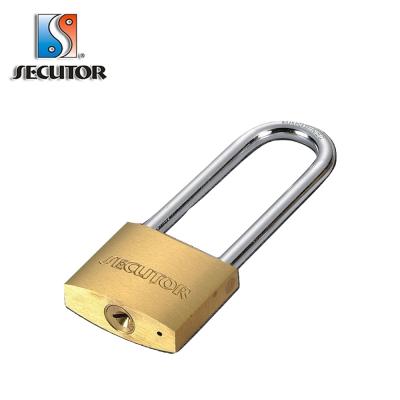 China Best Brass Producer Price Candado Largo Long Shackle Brass Padlock for sale