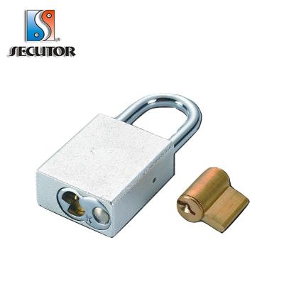 China Aluminum colored aluminum padlock with master key system for sale