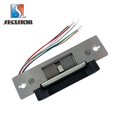 China Stainless Steel Security Fail Safe Reversible Electric Strike With Door Sensor for sale