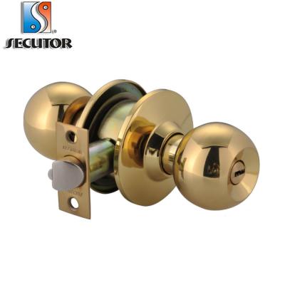 China Entrance / Passageway / Bath Cerradura Pomo Door Knob Lock For Residential Door for sale