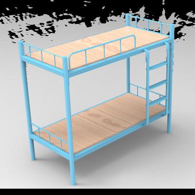 China Bed School Furniture Modern Student Metal Bunk Dormitory Double Bed for sale