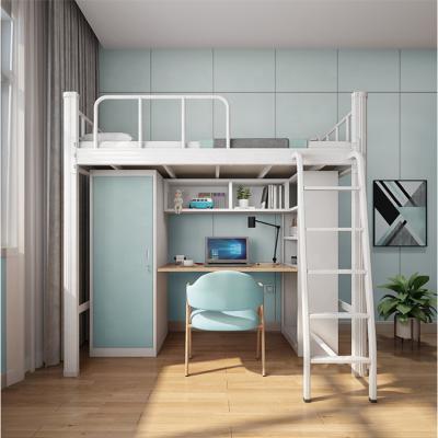 China (Other) Wholesale Adjustable School Bunk Bed With Office Dormitory Bunk Bed With Storage Cabinet Furniture Manufacturer for sale