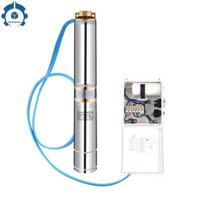 China High Efficiency Borewell Pump 3SDM1.8/7 0.25Hp Vertical Small Good Deep Multistage Electric Submersible Pump for sale