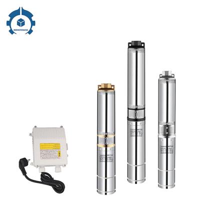 China High Efficiency 1.5 Inch Dc Submersible Pump 12v dc 1 Hp Multistage Centrifugal Water Pump For Deep Well for sale