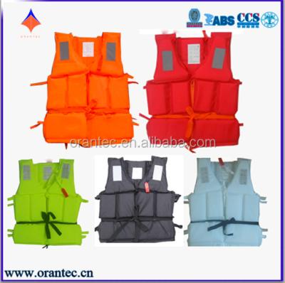 China Orange Color Customized Life Jacket Vest For Coastal Personnel Orantec-lf110 for sale