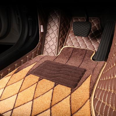 China Custom Business Car Floor Mats / Waterproof New Products Popular Luxury Leather Factory for sale