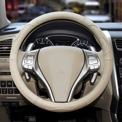 China Perfect Fit Car Wheel Cover Popular Hand Wheel Cover Steering Wheel Steering Sewing Dust Cover for sale