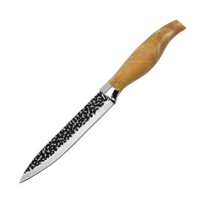 China Sustainable 6 Inch Chefs Knife Kitchen Knives Stainless Steel Sharp Blade For Cutting Meat Fruit for sale