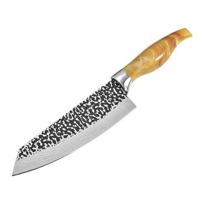 China Sustainable hot sale 7 inch stainless steel kitchen cooking knife cutting chef's knife for home and restaurant for sale