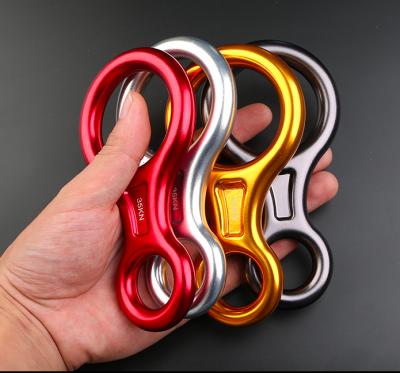 China Unisex Spinner Rope D Clip 360 Spinner Main Chain Rope Swivel Carabiner Rotating Clip for sale