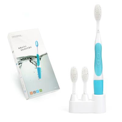 China Battery Operated Adult Smart Travel Sonic Electric Toothbrush Food Grade Rechargeable Waterproof Toothbrush Cordless Fill Head for sale