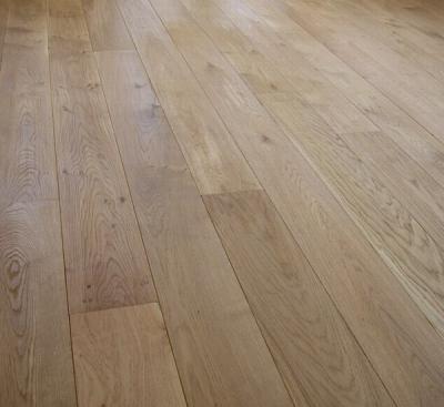 China Modern Natural White Oak Timber Wod Solid Flooring 150x18mm for sale