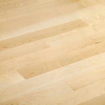 China Modern Clear AB Grade Maple Hardwood Flooring Natural UV Lacquered for sale