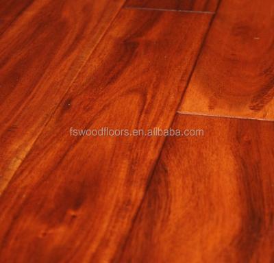 China Modern Prefinished Acacia Hardwood Red Mahogany Flooring for sale