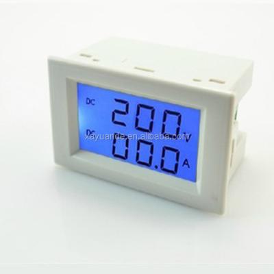 China Measure current volt same time AC or current DC and dual display volt meter can measure positive and negative voltage and current for sale