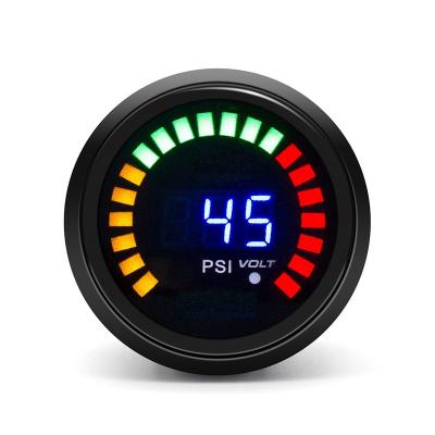 China 52mm Face LED Motorcycle Tachometer Electric White Blue RPM Meter Digital Tachometer 52mm 9999 RPM for sale