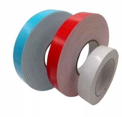 China 1mm 1.5mm waterproof solvent acrylic double sided self adhesive pe foam tape roll for car for sale