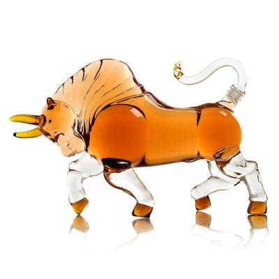 China Modern 12 Zodiac Animal Bottle Shaped Wine Bottle Shaped Glassware for sale